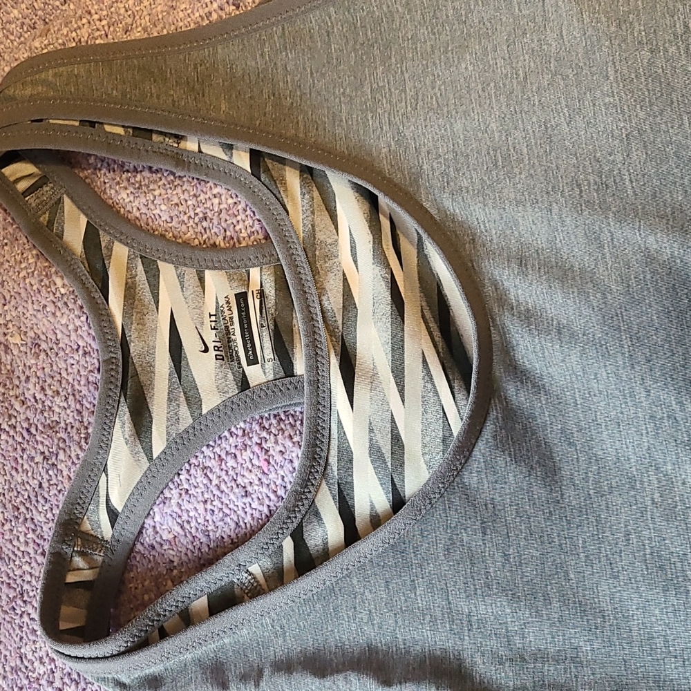 Nike dri fit tank with built-in sports bra